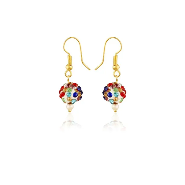 Gold_Multicolor_Stone_Pendant_Set