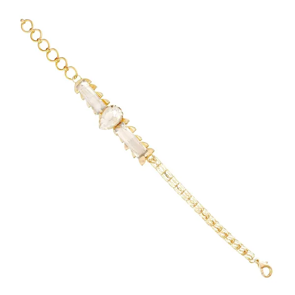 Gold_New_Gold_Pleated_Bracelet_With_White_Stone