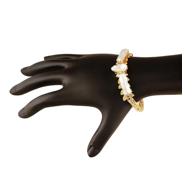 Gold_New_Gold_Pleated_Bracelet_With_White_Stone