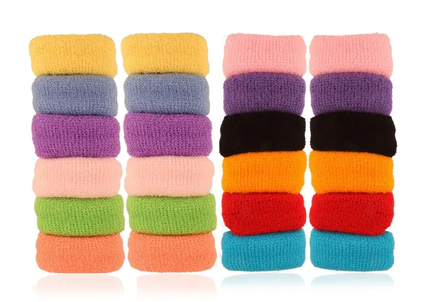 Multicolor_Soft_Multicolor_Rubber_Hair_Band_-_Set_Of_24_Pcs.