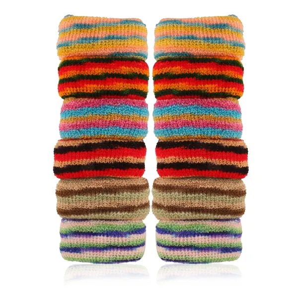 Multicolor_Soft_Multicolor_Rubber_Hair_Band_-_Set_Of_24_Pcs.