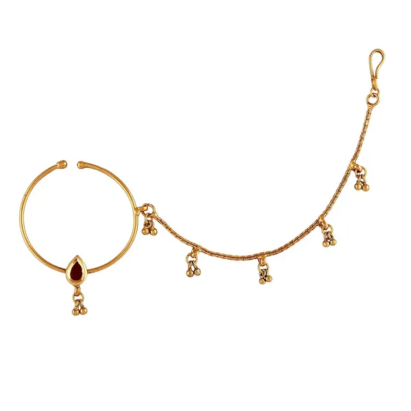 Gold_Traditional_Antique_Nosepin_Nose_Ring_Rajwadi_Styled_Jewelry_For_Women