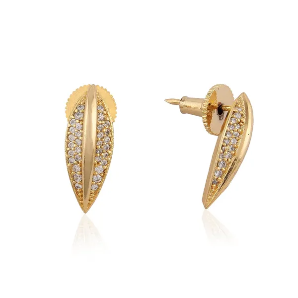 Gold_Brass_Leaf_Shaped_American_Diamond_Stud_Earrings_For_Women