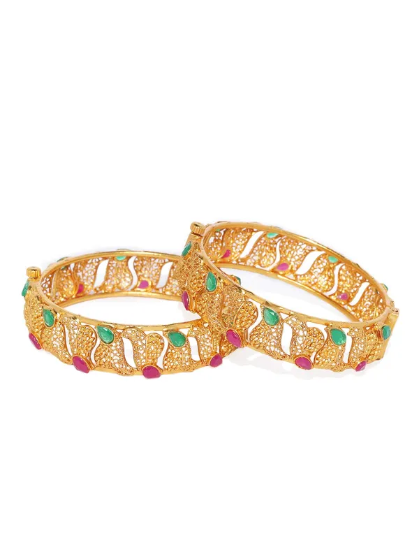 Gold_Ruby_Green_&_Maroon_Matt_Gold_Kada_Bangles_(2.4)