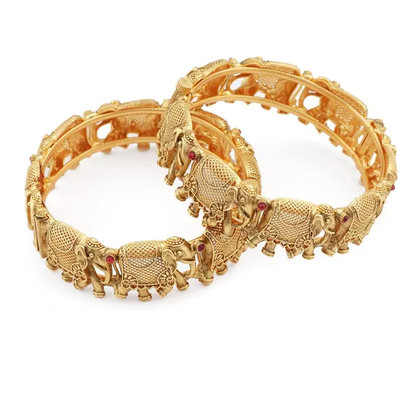 Gold_Traditional_Gold_Plated_Rajwadi_Style_Engraved_Elephant_Ethnic_Statement_Kada/Bangles_With_Screw_Closure_For_Women_And_Girls_Set_Of_2_(2.6)