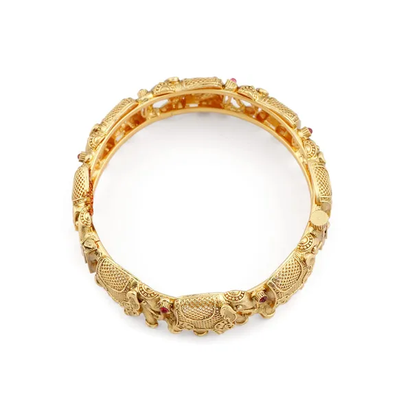 Gold_Traditional_Gold_Plated_Rajwadi_Style_Engraved_Elephant_Ethnic_Statement_Kada/Bangles_With_Screw_Closure_For_Women_And_Girls_Set_Of_2_(2.6)
