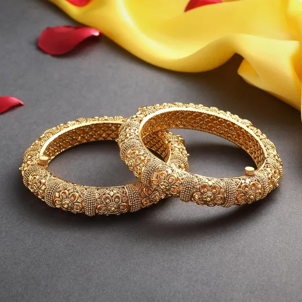 Gold_Plated_Traditional_And_Finish_Screw_Closure_Bangles_Set_Of_2_For_Women_(2.6)