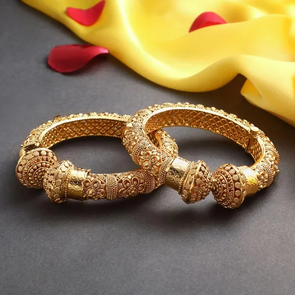 Gold_Plated_Set_Of_2_Traditional_Rajwadi_Jewellery_Inspired_Ethnic_Filigree_Style_Screw_Closure_Bangles/Kada/Festive_Bangles_For_Women_And_Girls_(2.4)