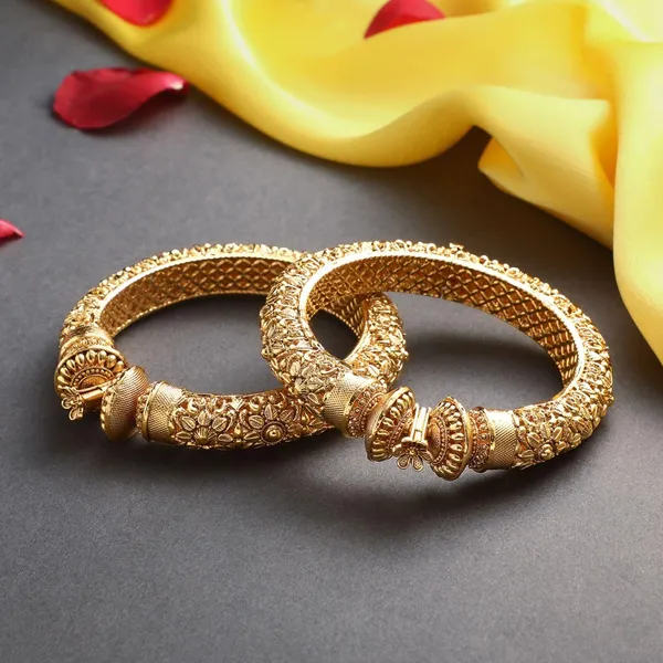 Gold_Rajwadi_Style_Jewellery_Inspired_Gold_Plated_Indian_Figure_Screw_Closure_Bangle/Patla/Kada_Embellished_With_Ruby_Stones_Set_Of_2_For_Women_And_Girl_(2.2)