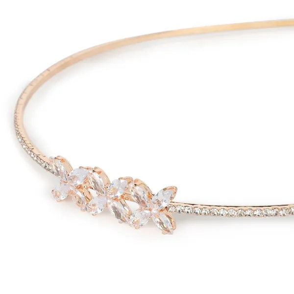 Rose_Gold_Stunning_Rose_Gold_Plated_American_Diamonds_Embellished_Delicate_Stylish_And_Elegant_Metallic_Hair_Band/Head_Band_For_Women_And_Girls_(Pack_Of_1)