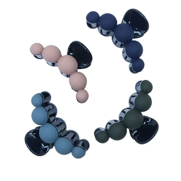 Multicolor_Stunning_Acrlylic_Material_Matte_Finish_Korean_Design_Hair_Claw_Clips/Hair_Butterfly_Clips/Hair_Clutchers_With_Tight_Grip_Women_And_Girls_Pack_Of_4