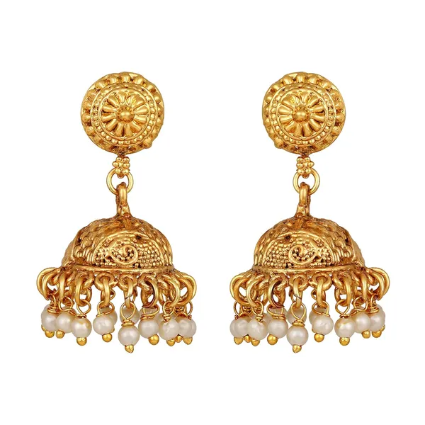 Gold_Plated_Stylish_Wedding_Style_Handcrafted_Long_Multi_Strand_Pearl_Jaipuri_Mala_Necklace_With_Earrings_Set_For_Women_And_Girls_Set_Of_1