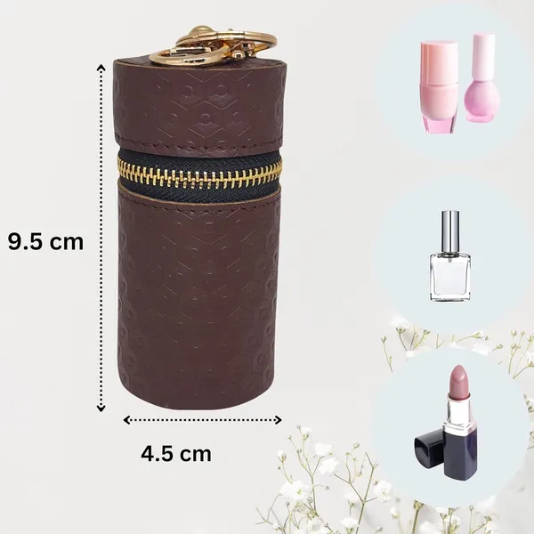 Leather_Keychain_Bag_Decorative_Pendent_For_Backpack_Wallet_Purse_Charm_Gift_For_Girls_&_Women_(9.5_X_4.5_X_4.5_Cm;_25_G)