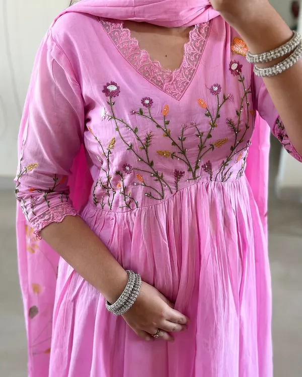 Pink_Cotton_Printed_Kurta_Set_For_Women