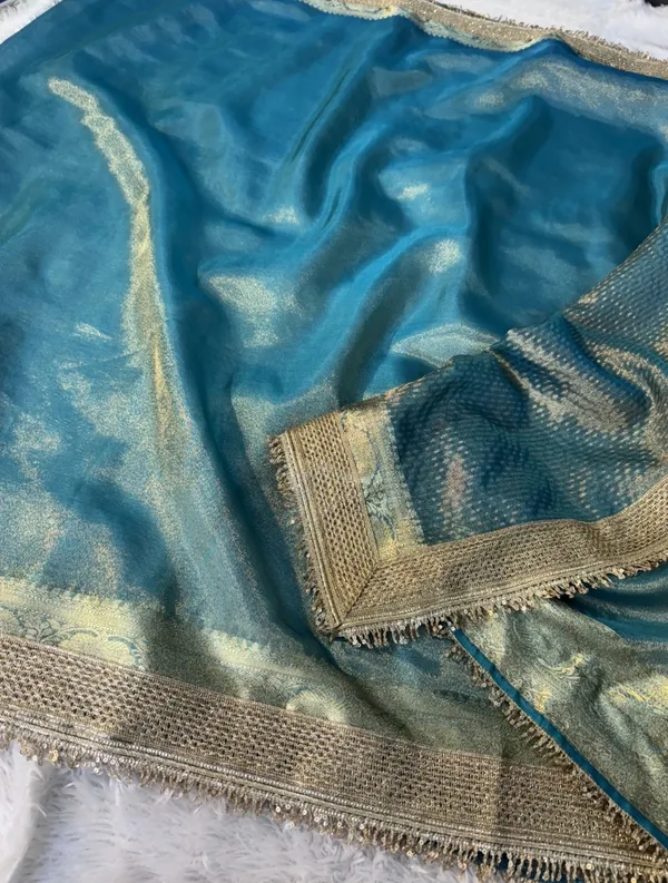 Banarasi_Zari_Tissue_Double_lace_Saree_with_Sequence_Designer_Lace