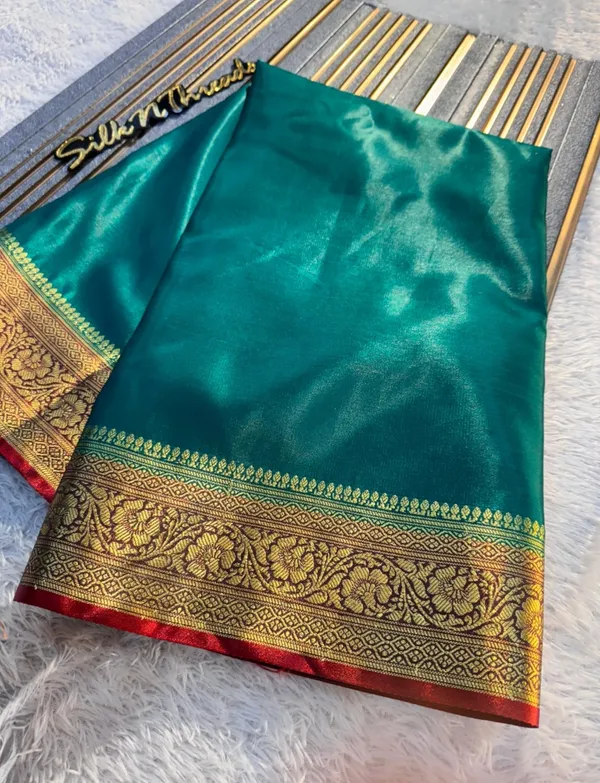 Banarasi_Satin_Silk_Saree_With_Dual_tone_Pattern