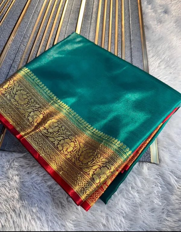 Banarasi_Satin_Silk_Saree_With_Dual_tone_Pattern