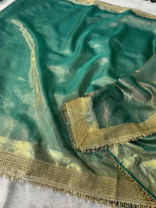 Banarasi_Zari_Tissue_Double_lace_Saree_with_Sequence_Designer_Lace