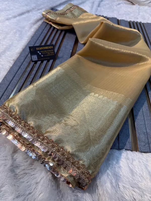 Banarasi_Gold_Jahnvi_Kapoor_inspired_Tissue_Silk_Shimmer_Saree_With_Sequence_Lace_With_Unstitched_Blouse_Piece