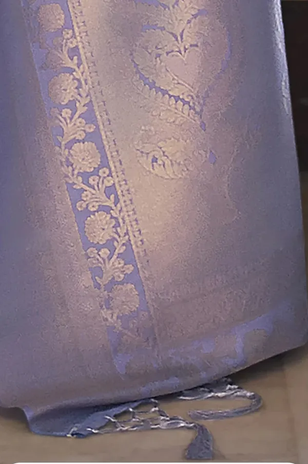 Kubera_Pattu_Grey_Softy_Silk_Saree_With_Ethnic_Motif_Copper_Zari_With_Unstitched_Blouse_Piece