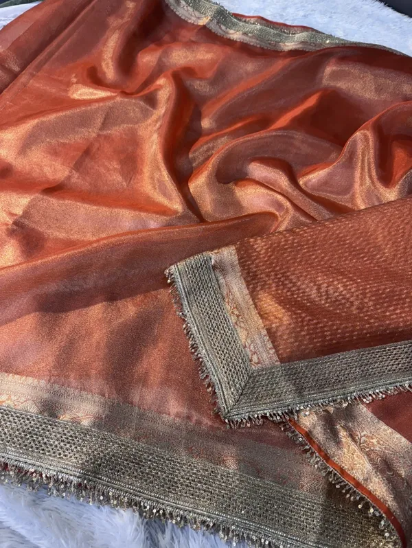 Banarasi_Zari_Tissue_Double_lace_Saree_with_Sequence_Designer_Lace
