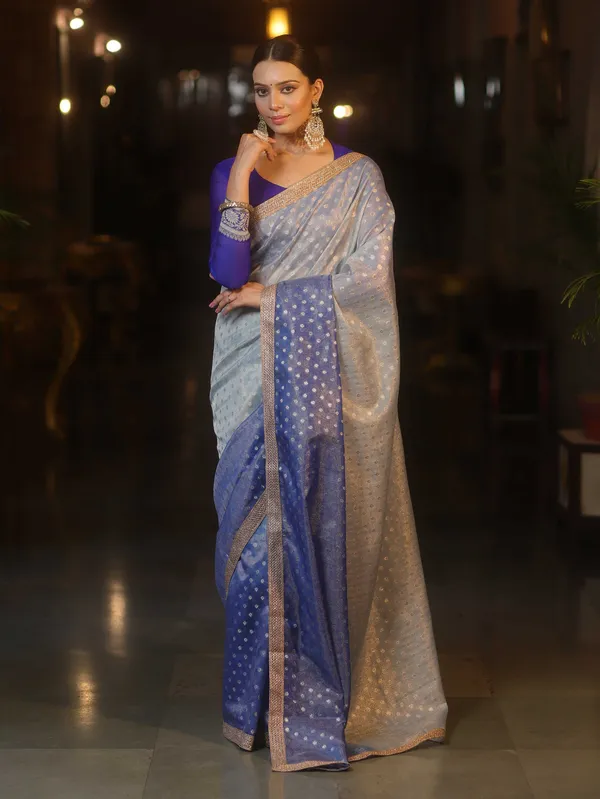 Banarasi_Tissue_All_over_zari_Booti_Saree_with_Shaded_Dye_Pattern