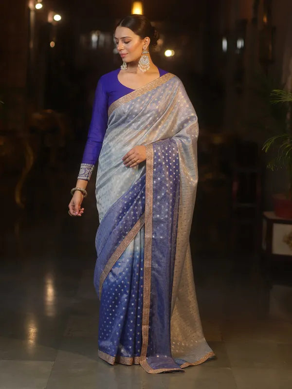 Banarasi_Tissue_All_over_zari_Booti_Saree_with_Shaded_Dye_Pattern