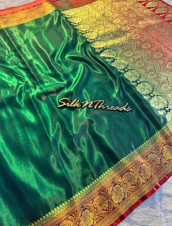 Banarasi_Satin_Silk_Saree_With_Dual_tone_Pattern