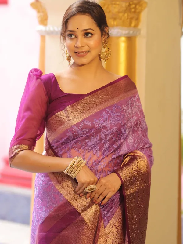 Organza_Silk_Resham_Embroidery_Work_Saree