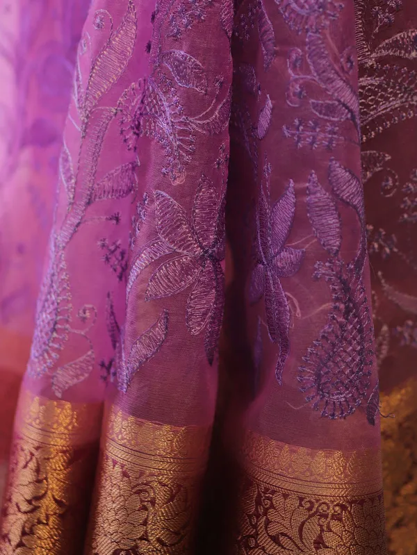 Organza_Silk_Resham_Embroidery_Work_Saree