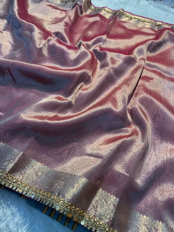 Banarasi_Pure_Tissue_Saree_with_Designer_Sequence_Lace_With_Unstitched_Blouse_Piece