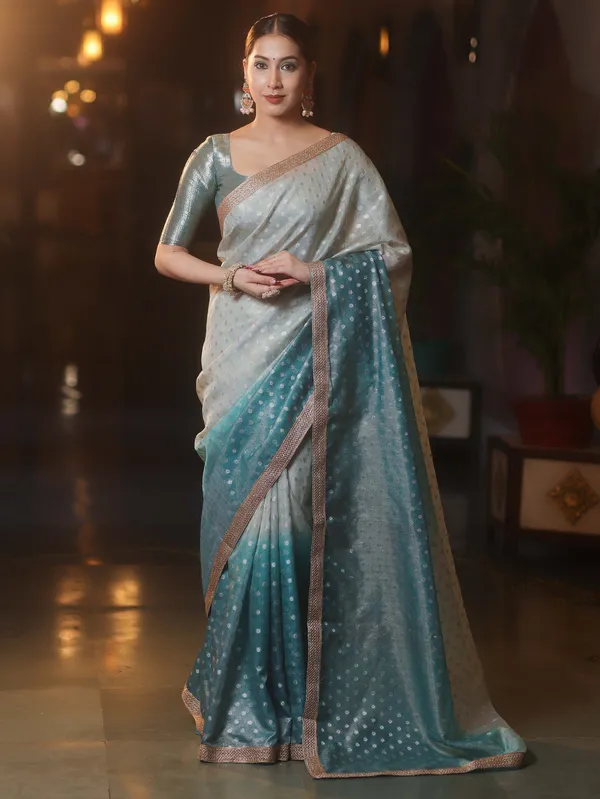 Banarasi_Tissue_All_over_zari_Booti_Saree_with_Shaded_Dye_Pattern