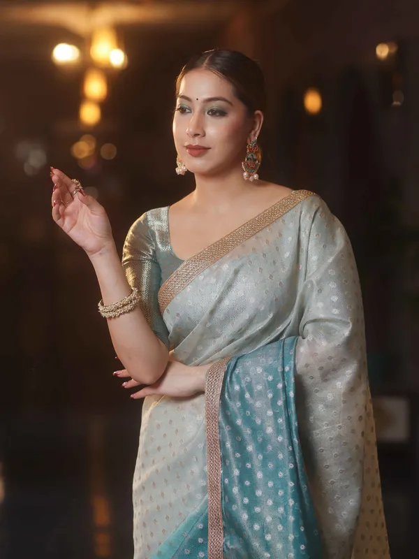 Banarasi_Tissue_All_over_zari_Booti_Saree_with_Shaded_Dye_Pattern