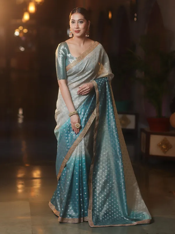 Banarasi_Tissue_All_over_zari_Booti_Saree_with_Shaded_Dye_Pattern