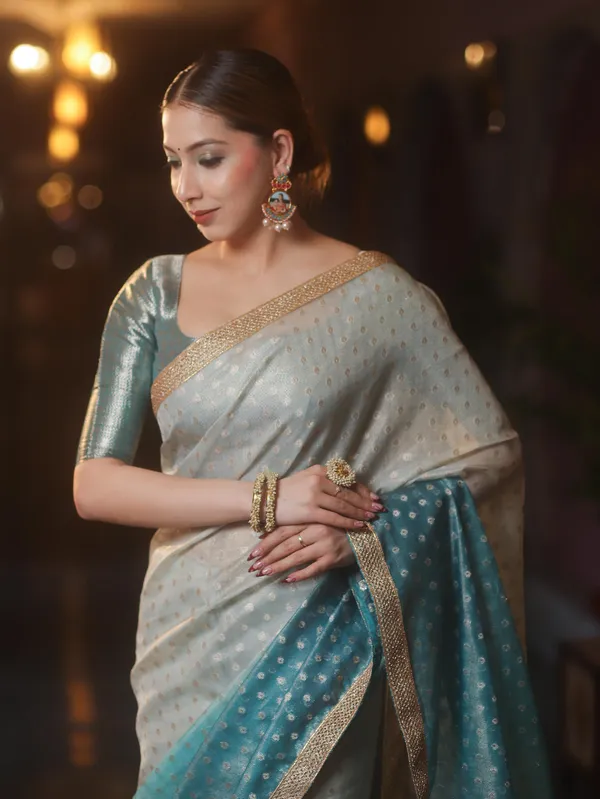 Banarasi_Tissue_All_over_zari_Booti_Saree_with_Shaded_Dye_Pattern