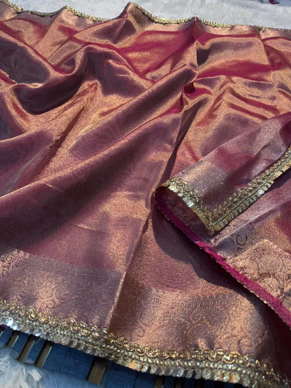 Banarasi_Pure_Tissue_Saree_with_Designer_Sequence_Lace_With_Unstitched_Blouse_Piece