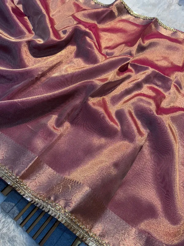 Banarasi_Pure_Tissue_Saree_with_Designer_Sequence_Lace_With_Unstitched_Blouse_Piece
