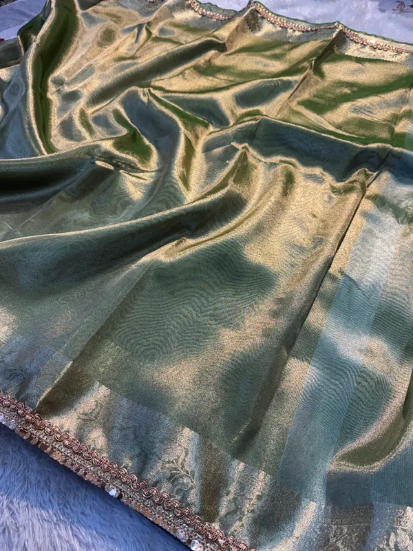 Banarasi_Pure_Tissue_Saree_with_Designer_Sequence_Lace_With_Unstitched_Blouse_Piece