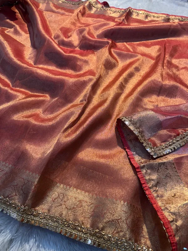 Banarasi_Pure_Tissue_Saree_with_Designer_Sequence_Lace_With_Unstitched_Blouse_Piece