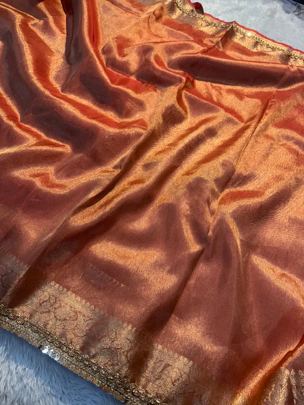 Banarasi_Pure_Tissue_Saree_with_Designer_Sequence_Lace_With_Unstitched_Blouse_Piece