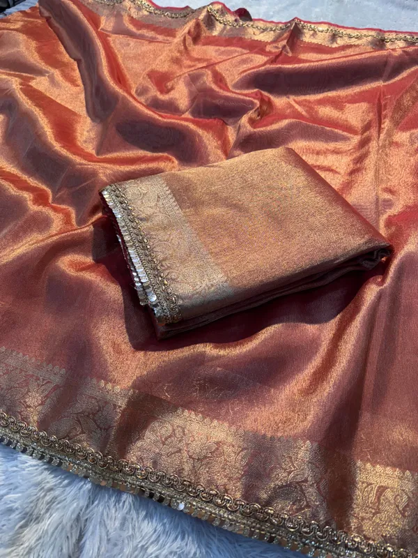 Banarasi_Pure_Tissue_Saree_with_Designer_Sequence_Lace_With_Unstitched_Blouse_Piece