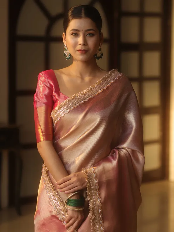 Nayanthara_Mam_Inspired_Tissue_Silk_saree_with_Designer_Lace