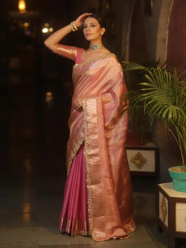 Banarasi_Tissue_Silk_Saree_with_Designer_Lace