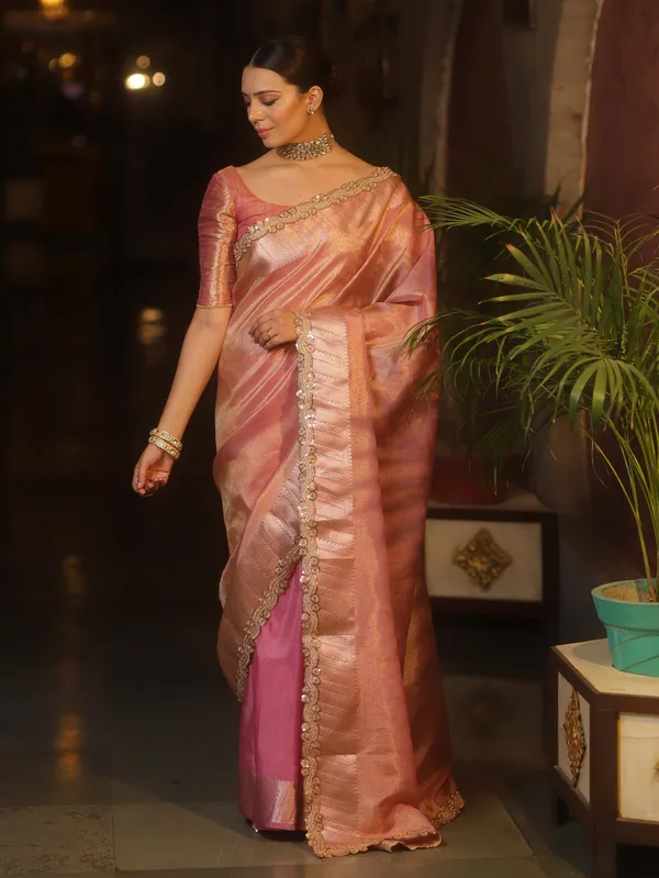 Banarasi_Tissue_Silk_Saree_with_Designer_Lace