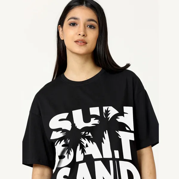 Black_Cotton_Blend_Printed_Round_Neck_Half_Sleeve_Oversized_&_Regular_&_Comfort_Fit_T-Shirt_For_Women