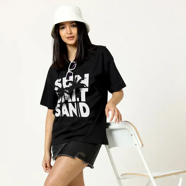 Black_Cotton_Blend_Printed_Round_Neck_Half_Sleeve_Oversized_&_Regular_&_Comfort_Fit_T-Shirt_For_Women
