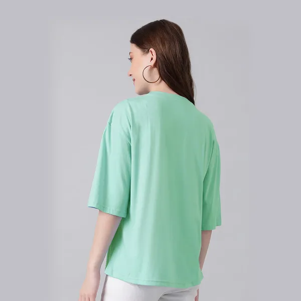 Green_Cotton_Blend_Printed_Round_Neck_Half_Sleeve_Oversized_&_Regular_&_Comfort_Fit_T-Shirt_For_Women