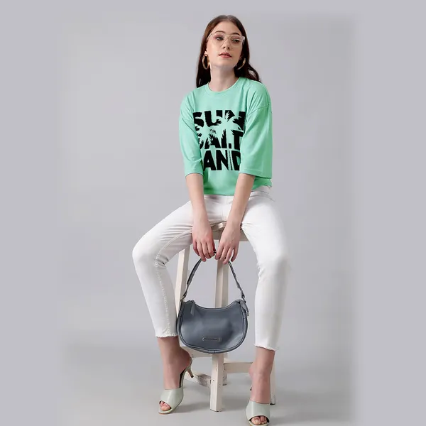 Green_Cotton_Blend_Printed_Round_Neck_Half_Sleeve_Oversized_&_Regular_&_Comfort_Fit_T-Shirt_For_Women