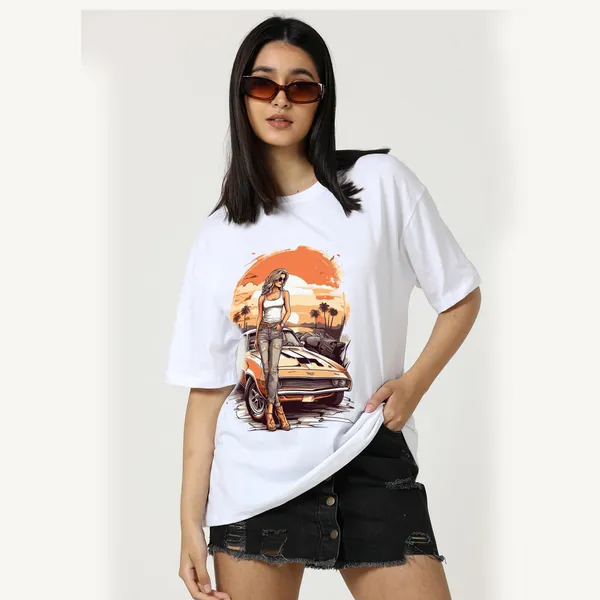 White_Cotton_Blend_Printed_Round_Neck_Half_Sleeve_Comfort_Fit_&_Oversized_&_Regular_T-Shirt_For_Women