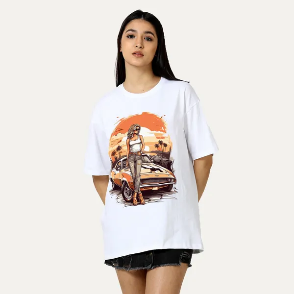 White_Cotton_Blend_Printed_Round_Neck_Half_Sleeve_Comfort_Fit_&_Oversized_&_Regular_T-Shirt_For_Women